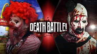 Ronald McDonald (RackaRacka) VS Art the Clown (Fan-made DEATH BATTLE! Trailer)