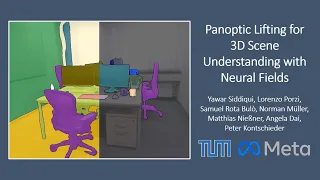 Panoptic Lifting for 3D Scene Understanding with Neural Fields (CVPR'2023)