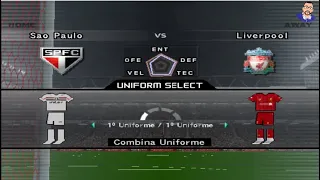 SÃO PAULO X LIVERPOOL (PS2) AMISTOSO #73