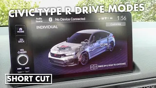 The all-new Honda Civic Type R has three drive modes