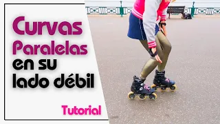 Tutorial ¿Cómo hacer curvas paralelas en mi lado débil en patines inline? Asha Skatefresh responde.