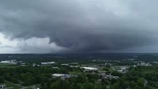 Tornado Warned Storm Radar Indicated No tornado but you could see it was trying.