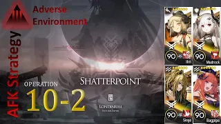 [Arknights] Mainstory 10-2 Adverse Environment AFK Strategy