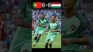 Portugal vs Hungary | Ronaldo The GOAT 🔥😍 #viralshort #shorts