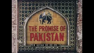 " THE PROMISE OF PAKISTAN "  1960s DOCUMENTARY FILM  KARACHI  MOHENJO-DARO  INDUS VALLEY  63144