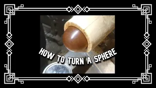 20 min. Great gift or easy craft sale!.. #Woodturning #Sphere.