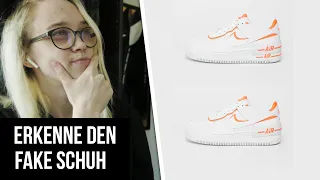 Erkenne den Fake Schuh