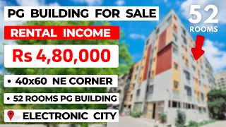 PG Building for sale in Bangalore with Rental Income Rs4.8Lakhs | PG Property for sale Rental Income