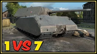 Maus - 11 Kills - 1 VS 7 - World of Tanks Gameplay