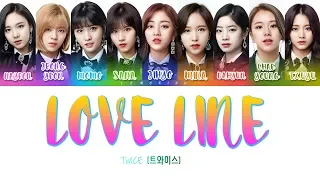 TWICE (트와이스) - LOVE LINE [Color Coded Lyrics/Han/Rom/Eng]
