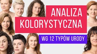 Analiza kolorystyczna według 12 typów urody