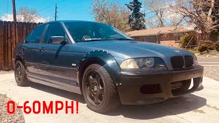 HOW FAST IS MY TUNED BMW E46? (330xi vs 330ci vs 325ci)(0-60mph)