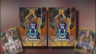 2022-23 Bowman Chrome University Basketball Blaster Box Review❗️VICTOR WEMBANYAMA HUNTING