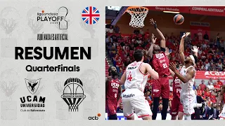 UCAM Murcia - Valencia Basket (72-83) HIGHLIGHTS | Playoff Liga Endesa 2024