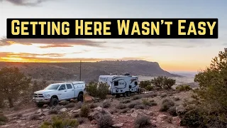 Dispersed Camping || Overlanding Moab Utah In A Travel Trailer