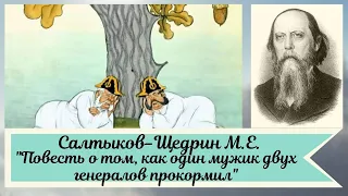 Салтыков-Щедрин М.Е.  Повесть о том, как один мужик двух генералов прокормил кр