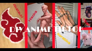 Anime art crafts & DIY Anime on Tiktok part 2 (Attack on titan,Hisoka, Akatsuki,drawing t-shirt).