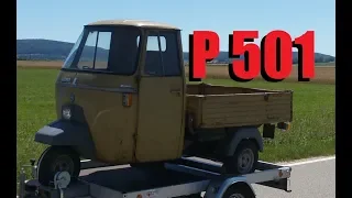 Piaggio Ape P501 wiederbeleben - Die Apeschrauber