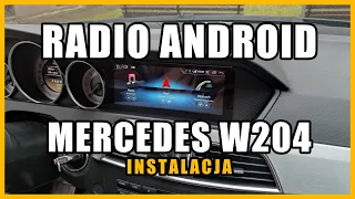 🎵 MERCEDES W204 - COIKA ANDROID HEADUNIT 8'8" 🎵 - MONTAŻ - DIY | DKMOTOPL