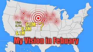 Prophetic vision being fulfilled Earthquakes for U.S.A what the Lord showed me!