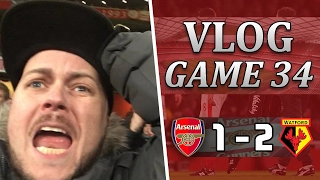 Arsenal 1 v 2 Watford | I Have Had Enough Of Wengers Bullsh*t| Matchday Vlog | Game 34