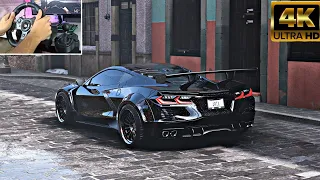 Chevrolet Corvette ( Sreering wheel + Shifter ) | Forza Horizone 5 | 4K Gameplay