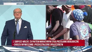 Warszawa. J. Saryusz-Wolski: chcemy anulować pakt migracyjny w kolejnej kadencji PE! | TV Republika