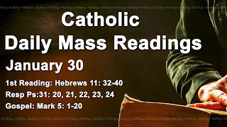 Catholic Reading for Today I Monday January 30 2023 I Catholic Daily Mass Readings