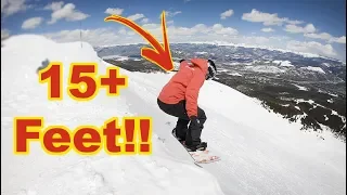 Dropping The Cornice On Peak 6 At Breckenridge - (Season 3, Day 133)