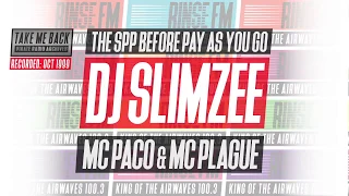 DJ Slimzee, MC Paco & MC Plague (SPP) | Rinse FM 100.3 | Old School UK Garage | Oct 1999