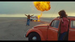 crazy car crash and explosion - wim wenders the american friend