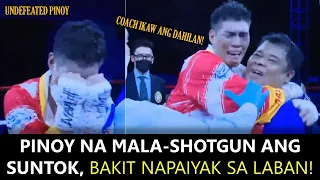 PINOY NA MALA-SHOTGUN ANG SUNTOK, BAKIT NAPAIYAK SA LABAN!