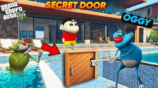 GTA 5 : OGGY Found Secret Secret House Near Franklin Swimming Pool in GTA 5..(GTA 5 Mods)