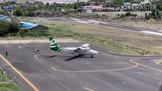 Dangerous plan landing jomsom airport Nepal