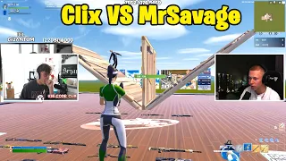 Clix VS MrSavage 1v1 TOXIC Buildfights!