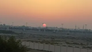 20200612 - Sun Rise at Schlumberger Middle East Training Center (MLC), Abu Dhabi, UAE