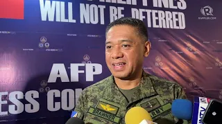 AFP chief: 'Maximum tolerance' in West Philippine Sea amid Chinese harassment