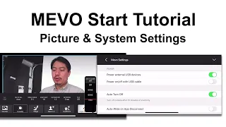 Mevo Start Tutorial - Image and System Settings