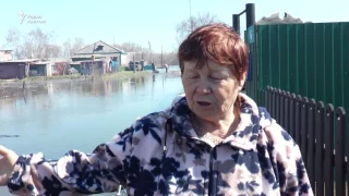 Десятки домов затопило в селе под Петропавловском