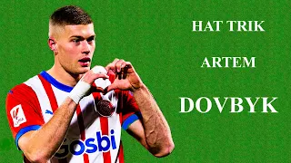 Hat trick Artem Dovbyk. GIRONA FC 5 - 1 SEVILLA FC 20.01.2024