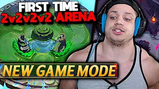 Tyler1 First Time On New 2v2v2v2 Arena