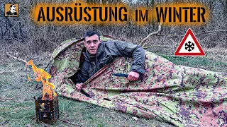 24h Winter Test TARP HÄNGEMATTE BIWAKSACK ZELT | Falsche Ausrüstung ist TÖDLICH | Survival Mattin