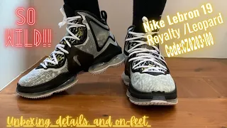 Nike Lebron 19 Royalty or Leopard #unboxing #lebron19 #onfeet