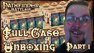 Pathfinder Battles Miniatures First Look --- Legendary Adventures Full Case Unboxing Part 1