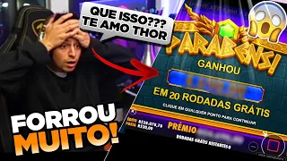 LOUD CORINGA NÃO ACREDITOU AO FORRAR MUITO NO JOGO DO THOR!!