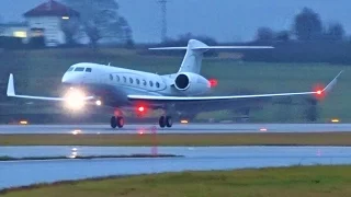 [FullHD] Private Gulfstream G650 landing at Geneva/GVA/LSGG