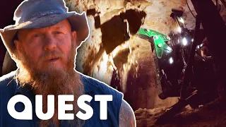 Rod Manning Narrowly Misses HUGE Rock Fall Underground | Outback Opal Hunters