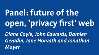 Future of the open, 'privacy first' web | Panel discussion at the CMA DaTA Conference 2022