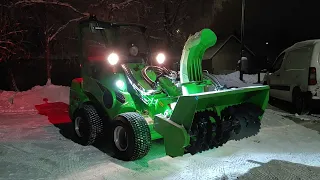 Avant 635 snowblower testing vol 1