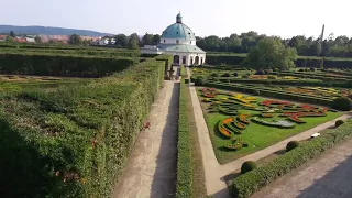 Gardens and Castle in Kroměříž. UNESCO WORLD HERITAGE CULTURAL SITE.